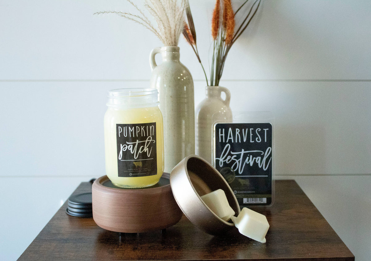 Pewter & Walnut 2-in-1 Tabletop Melter