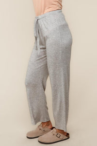 Evergreen Cozy Hacci Lounge Set – Soft Knit Top & Straight-Leg Pant Duo | Northern Belle Boutique
