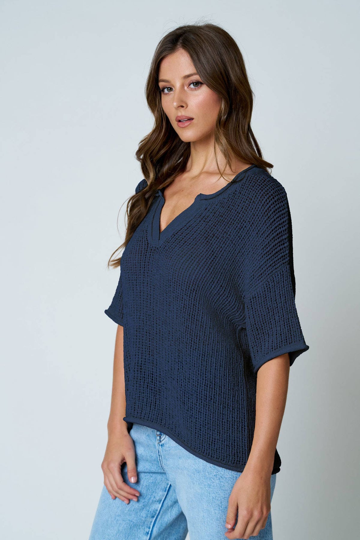 Breezy Crochet Sweater Top