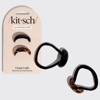 Kitsch Black & Tort Cloud Cuffs - Small