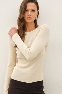 The Delaney Fine Ribbed Top