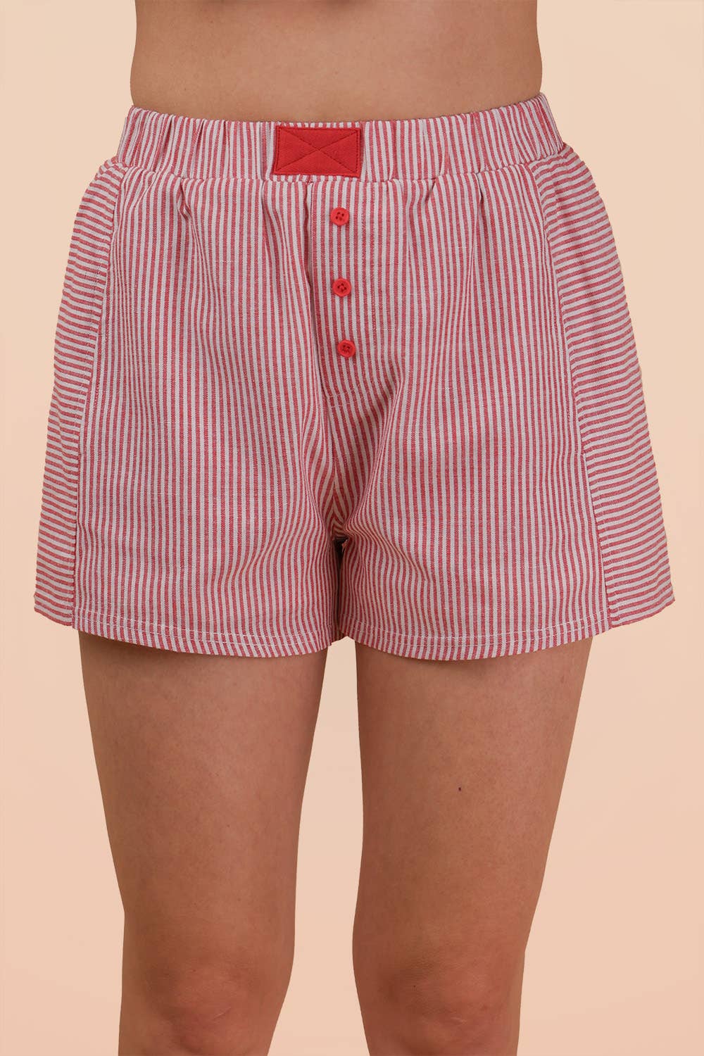 Union Stripe Women’s Casual Boxer Shorts