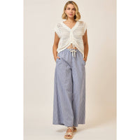 The Ava Ruched Knit Top: