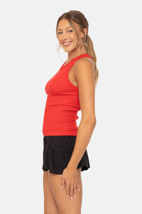 The Daily Essential Ribbed Tank – Seamless, Soft & Perfect for Everyday Wer