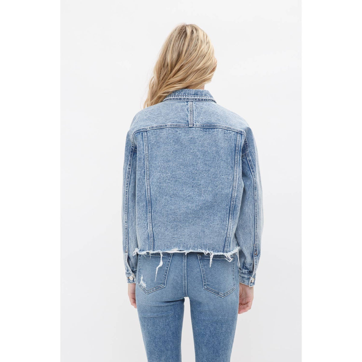 Mica Denim Oversize Denim Jacket: Reverie