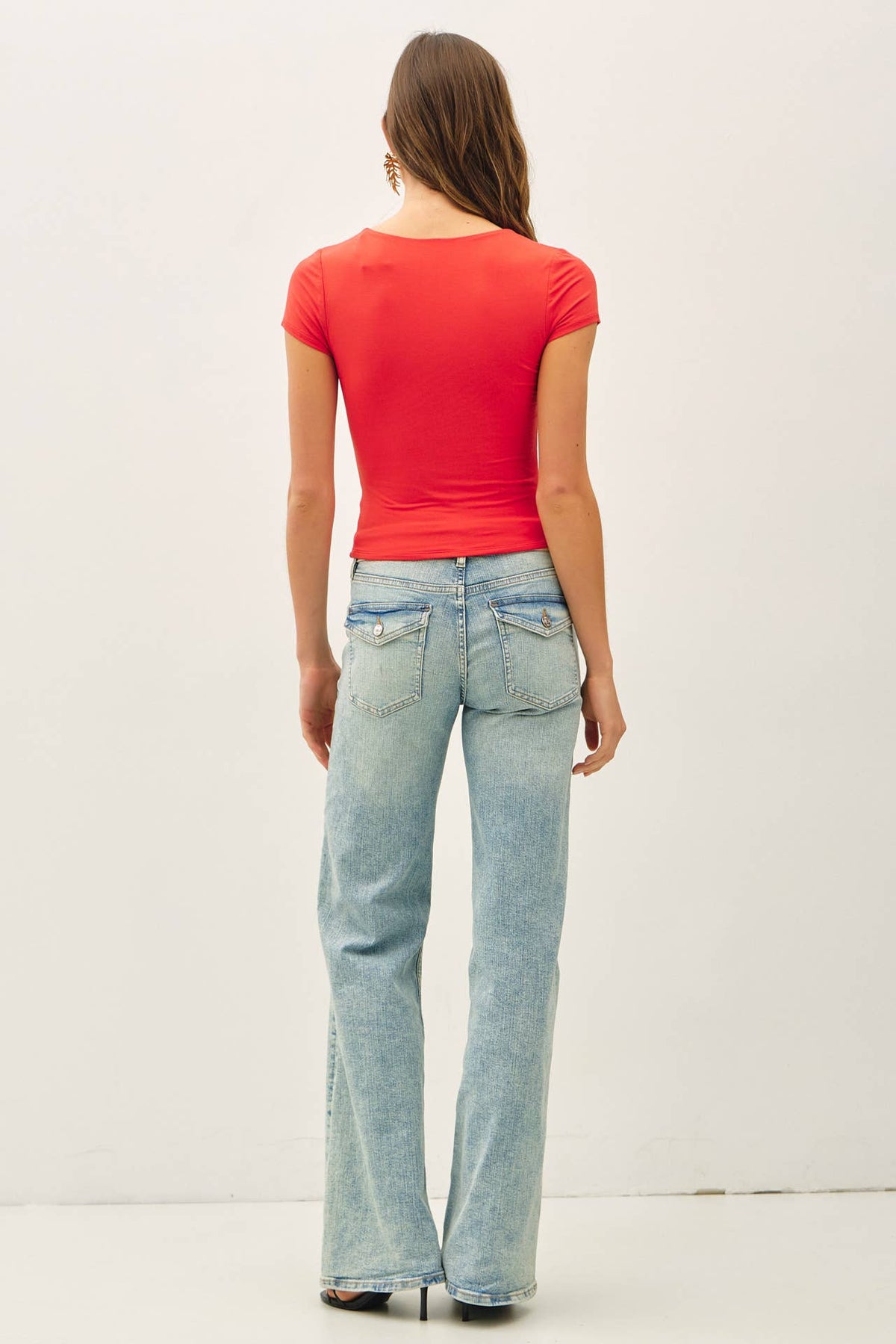 Emma Essential Square Neck Tee