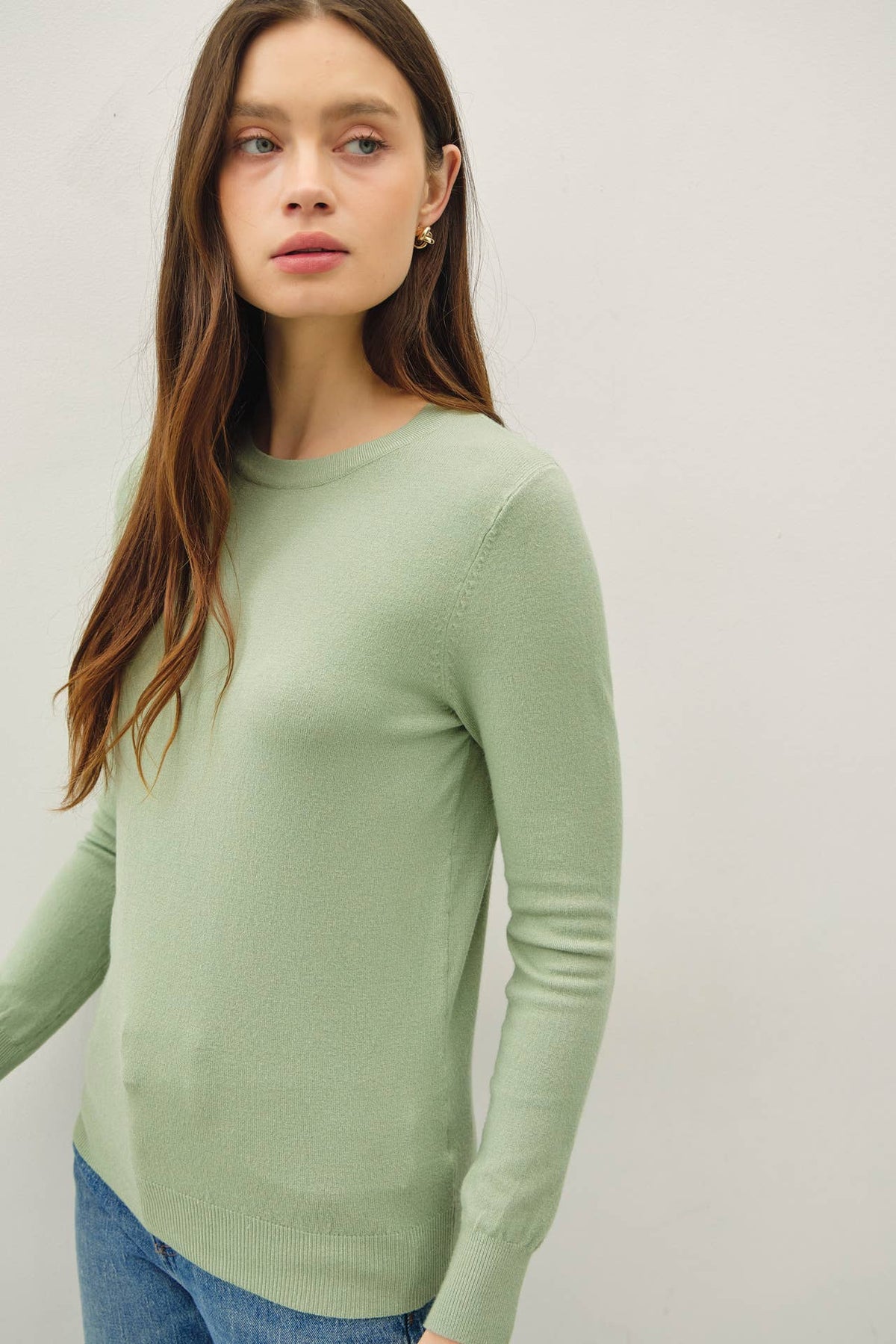 Everyday Essential Knit Crewneck Sweater