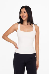 MonoB Square Neck Ribbed Tank