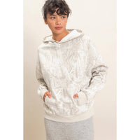 Snowed In Camo Hoodie: Grey