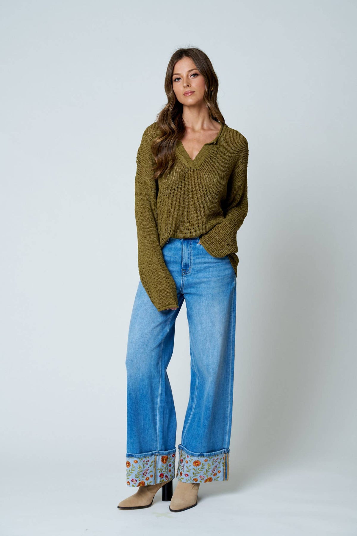 Barely There Sheer Knit Sweater