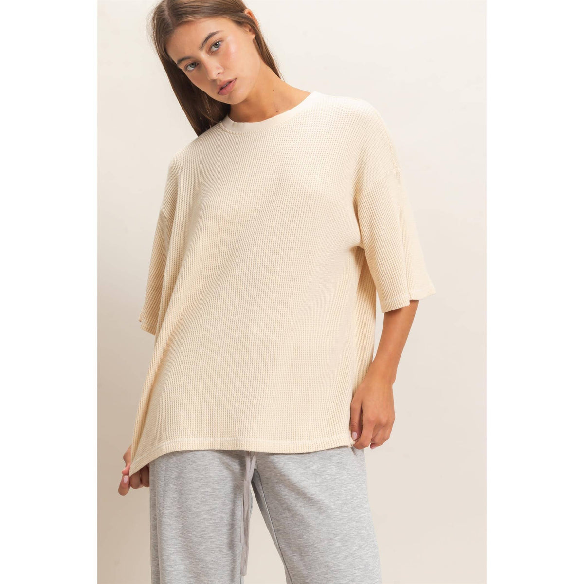 The Soft Landing Waffle Top