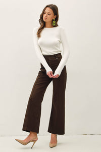 The Delaney Fine Ribbed Top