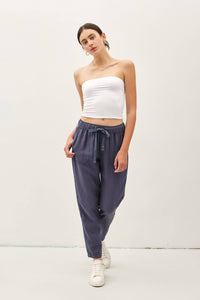 The Lara Lightweight Tencel Jogger – Taupe, Camel & Charcoal