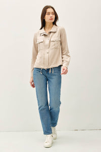 Danica Cropped Utility Safari Jacket