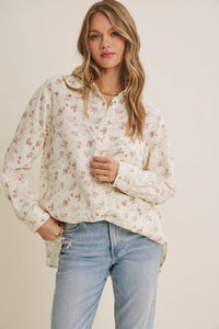 Sweet Meadow Floral Button Down