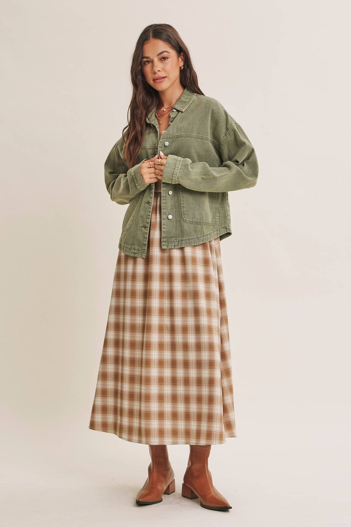 The Field Day Washed Utility Jacket: Washed Olive