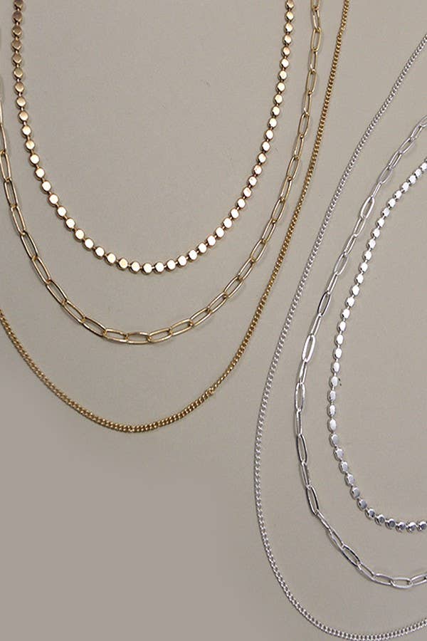 UNIQUE CHAIN MULTI LAYER NECKLACE