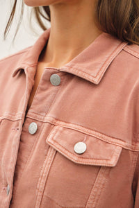 The Hadley Denim Look Shacket