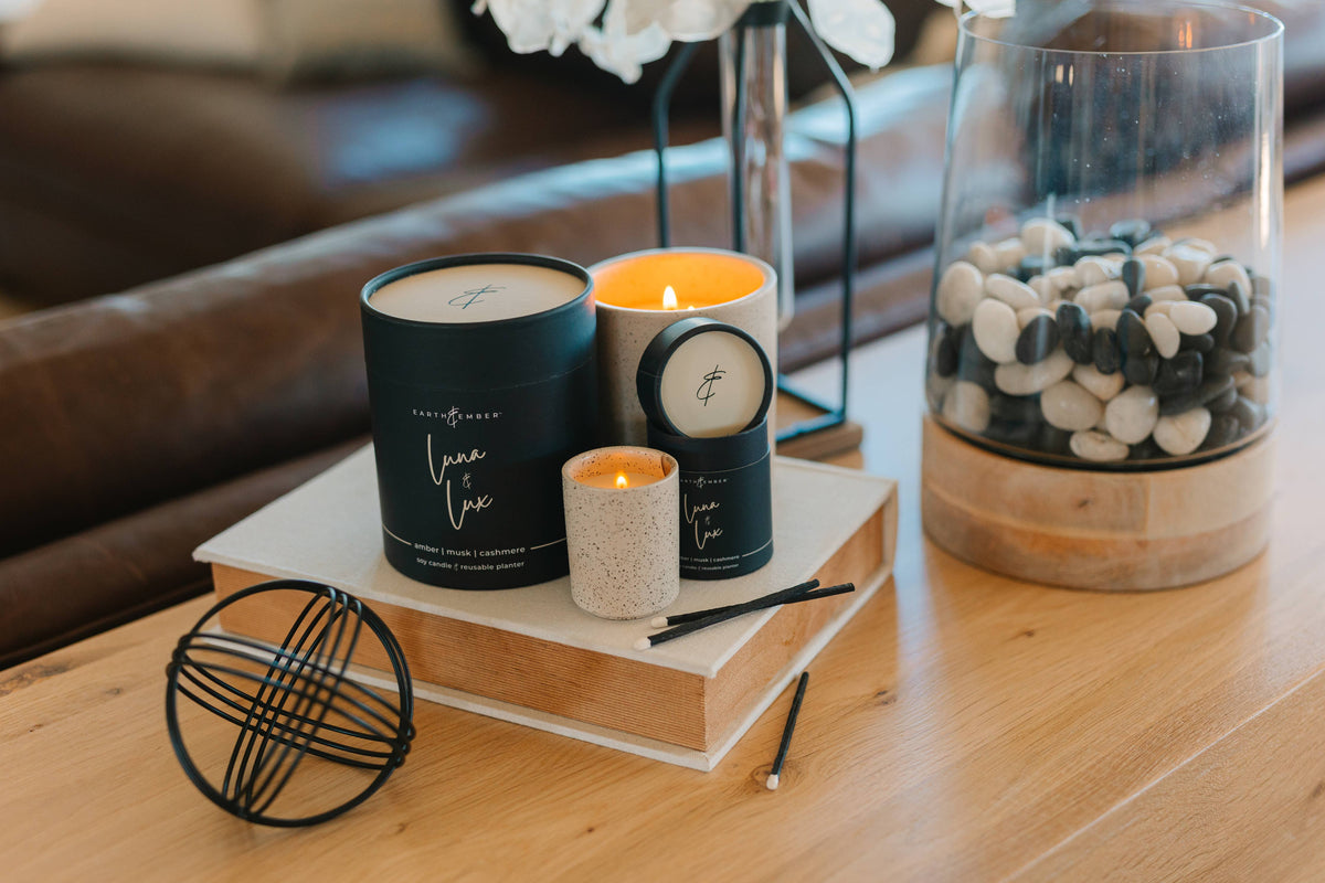 Earth & Ember 2 oz Candle: Luna & Lux