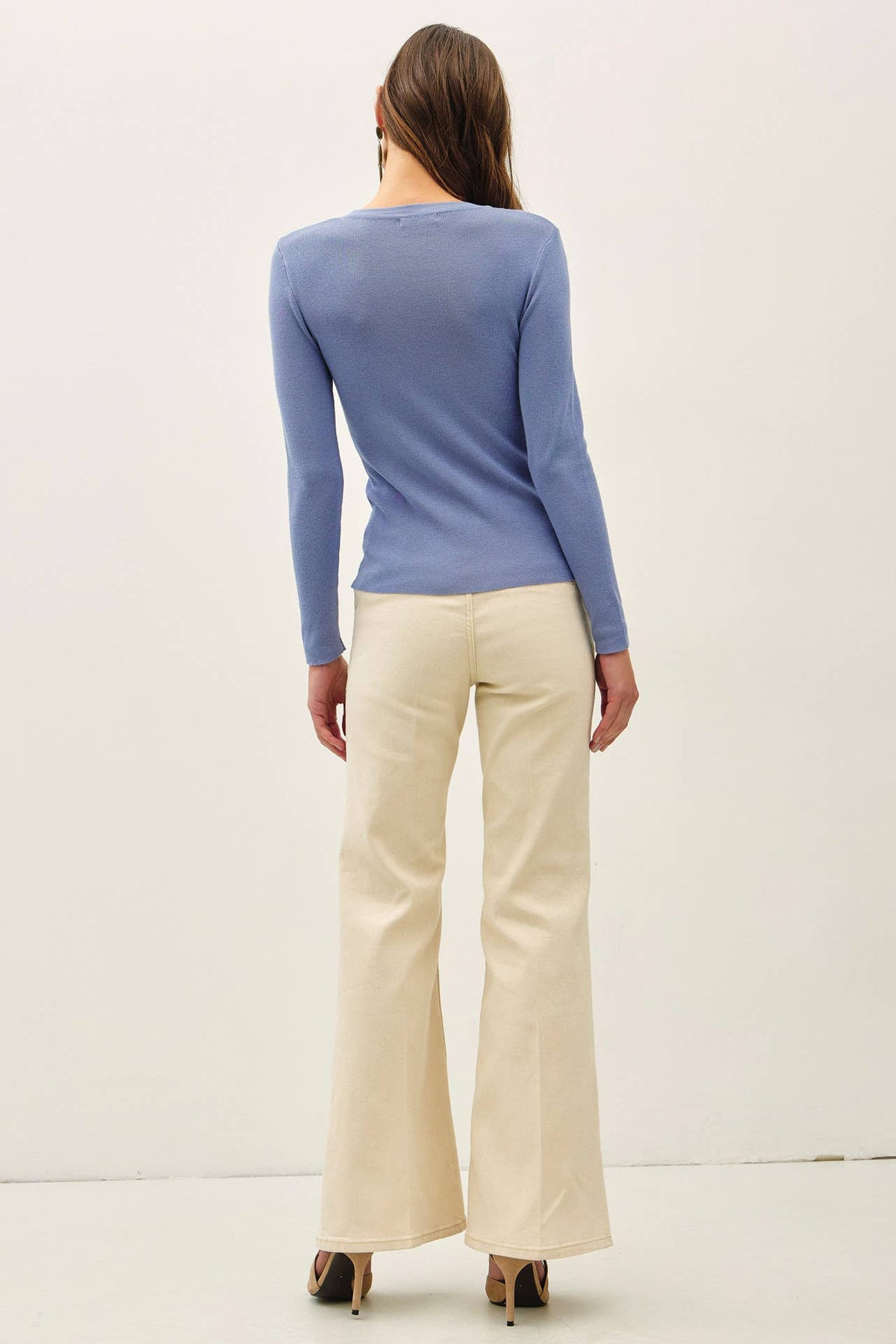 The Delaney Fine Ribbed Top