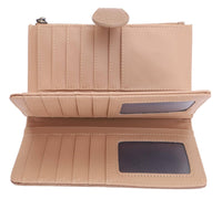 Ellis Grove Woven Wallet – Snap Closure, Card & ID Slots, Coin Pouch