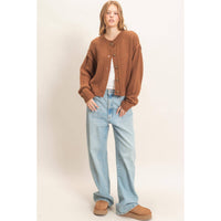 Come As You Are Textured Cardigan