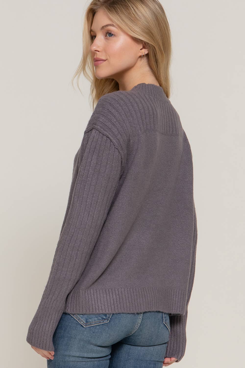 Piper Mock Neck Cozy Sweater