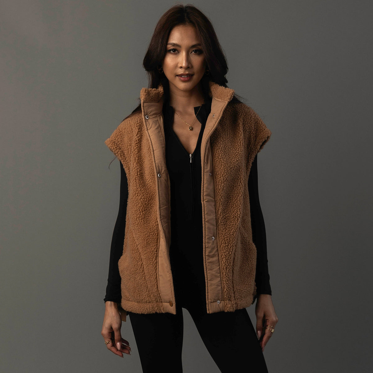 The Lennox Cozy Fleece Vest