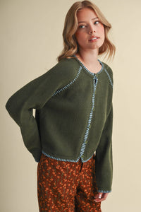 Stitched Together Cardigan