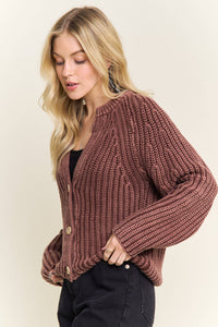 Come As You Are Cotton Cardigan: Brown