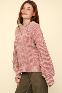 Two Tone Cozy Sweater