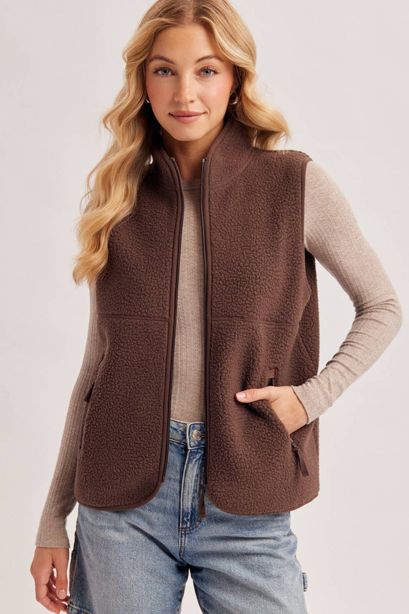 Weekend Plans Sherpa Vest