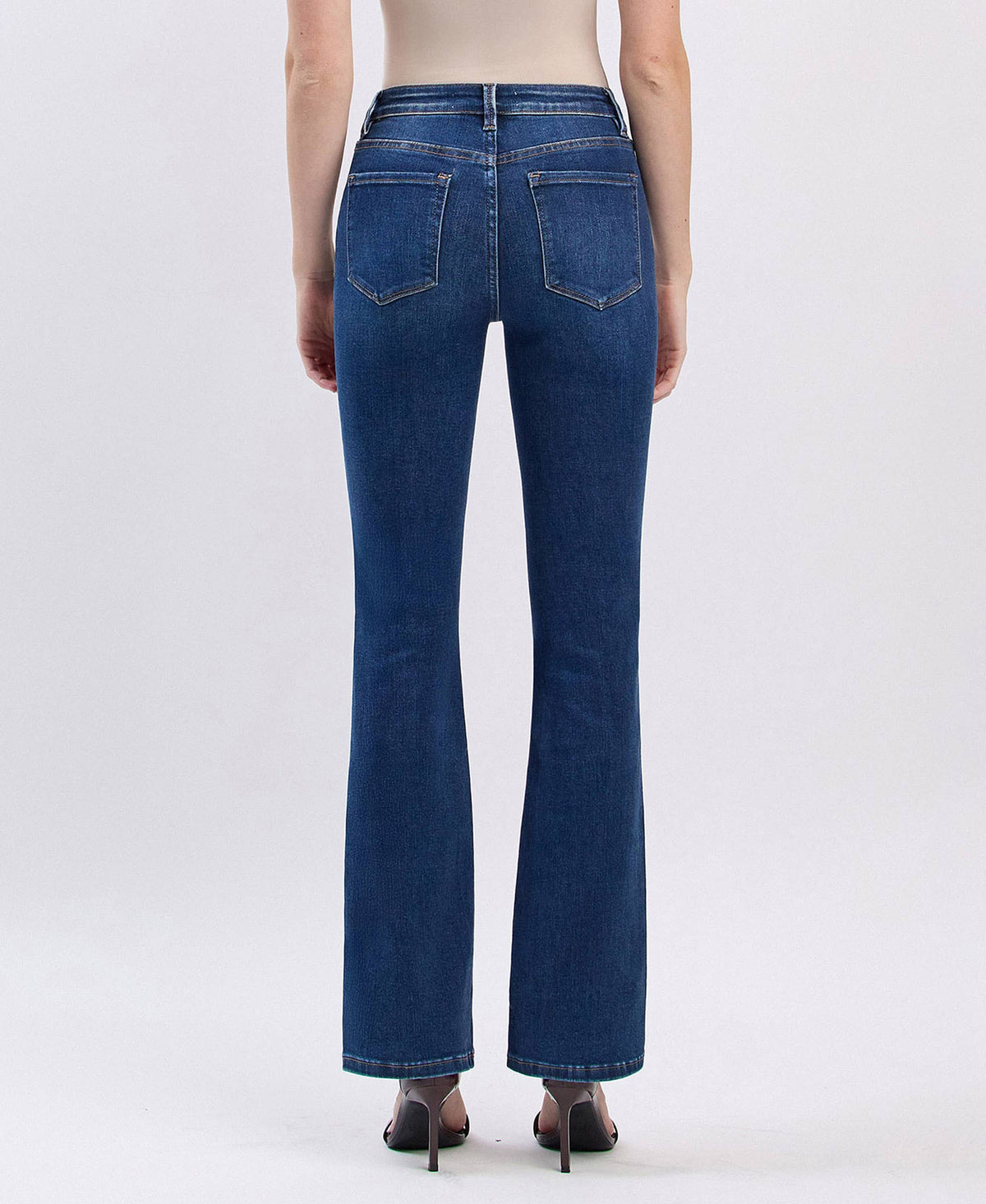 Savannah High Rise Bootcut Jeans – Full Length Comfort Stretch Denim