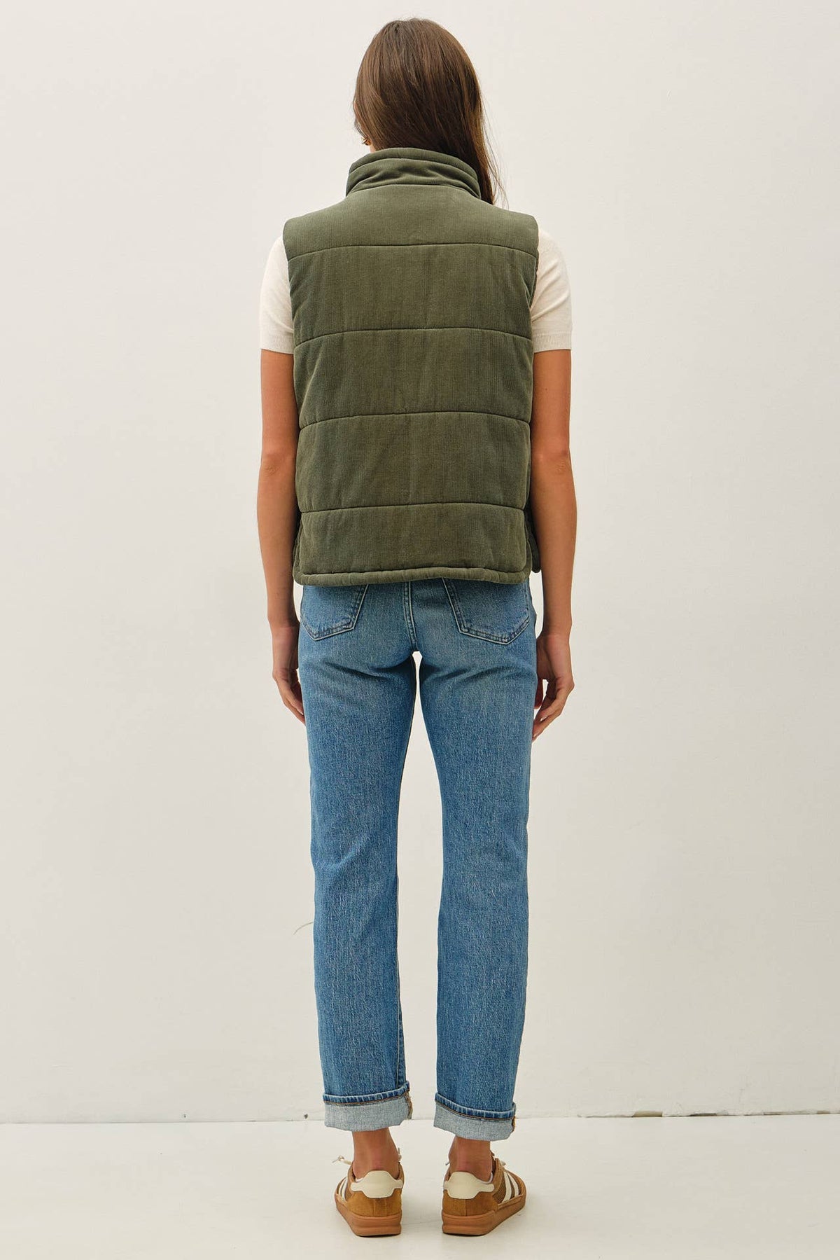 Good Call Corduroy Puffer Vest