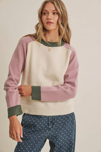 Changing Seasons Color Block Sweater