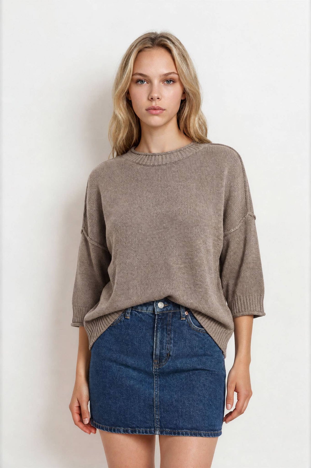 The Emery Relaxed Knit Sweater