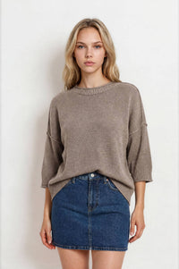 The Emery Relaxed Knit Sweater