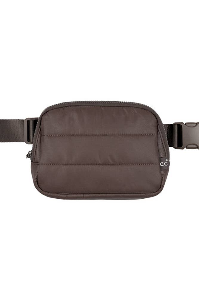 C.C Puffer Padding Fanny Pack Belt Bag