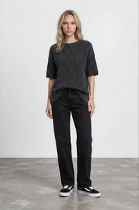 The Brynn Knit Short Sleeve Sweater