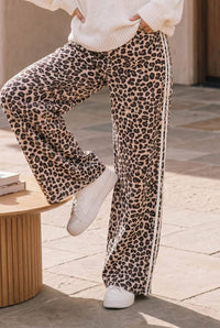 Main Character Leopard Track Pants