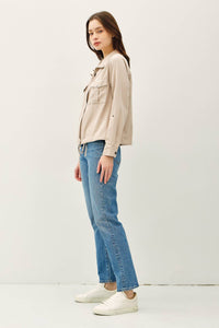 Danica Cropped Utility Safari Jacket