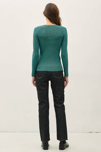 The Delaney Fine Ribbed Top