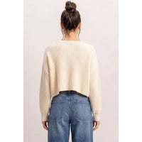 No Rush Cropped Sweater