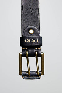 The Dakota Genuine Leather Double Buckle Belt