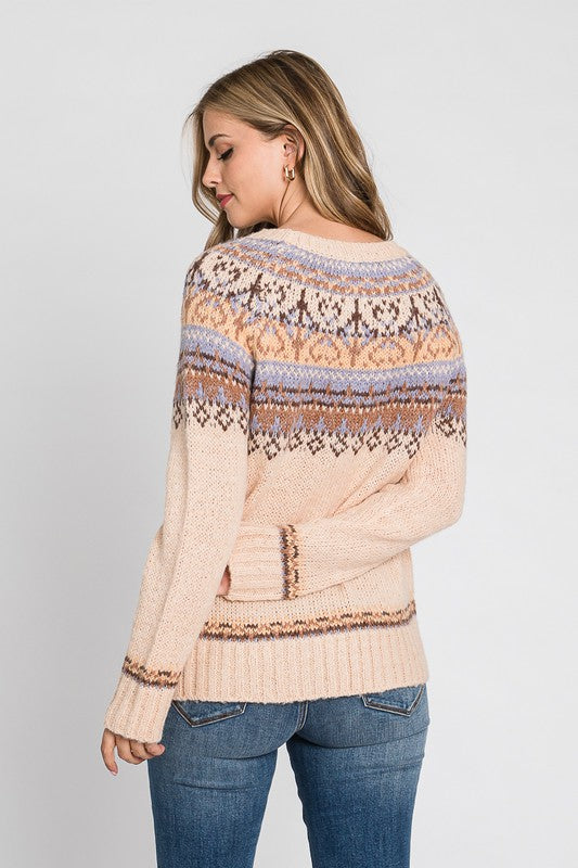 Next To You Cozy Sweater- Taupe
