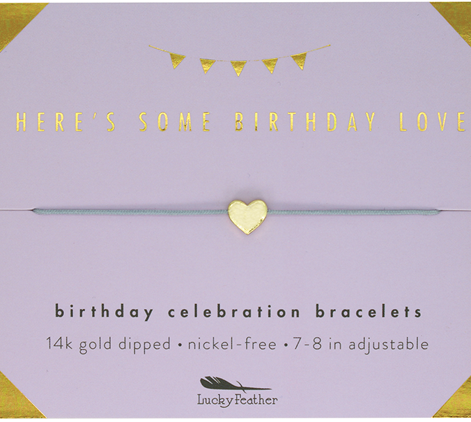 Birthday Celebration Bracelet - GOLD - Some Birthday Love